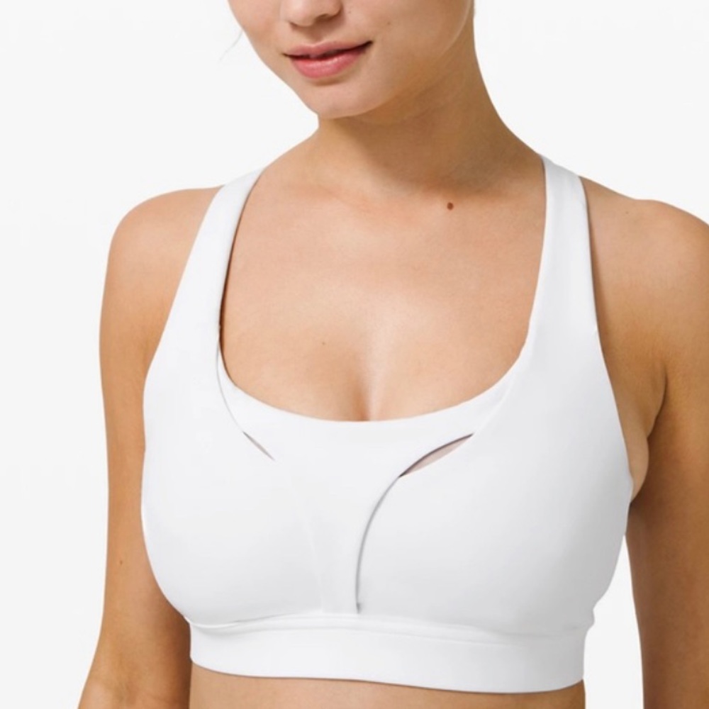 NWOT Lululemon Stash It All Bra, White